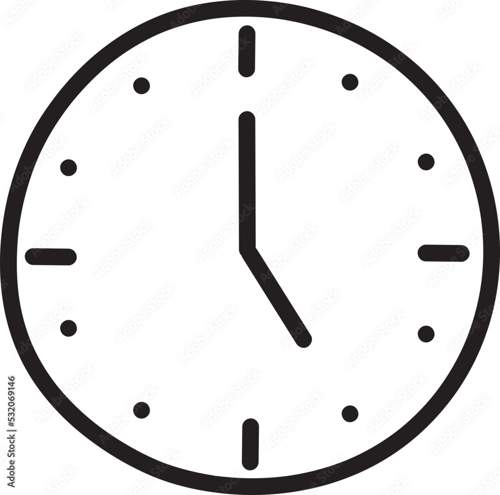 Clock Icon Vector Clock Icon Vector