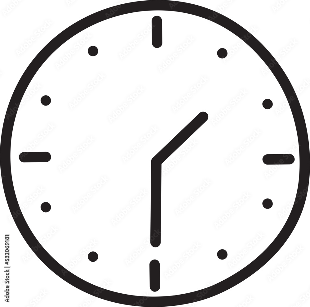 Clock Icon Vector Clock Icon Vector