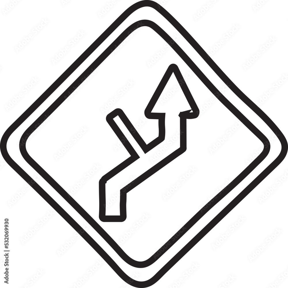 traffic sign icon