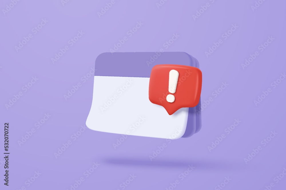 Red bell icon or reminder notification alert Vector Image