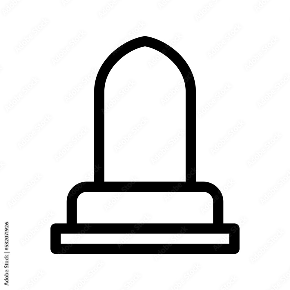 Monument Icon Vector Symbol Design Illustration Monument Icon Vector Symbol Design Illustration
