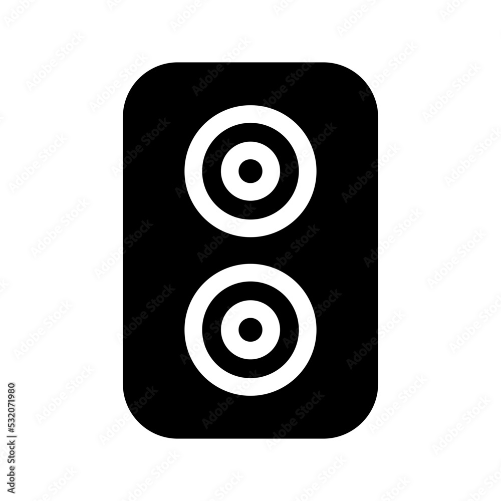 Speaker Icon Vector Symbol Design Illustration Speaker Icon Vector Symbol Design Illustration