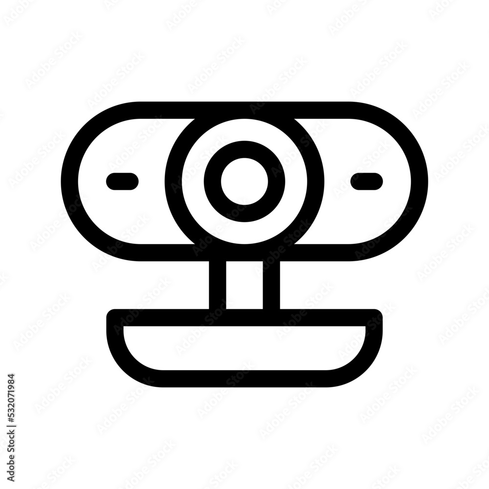 Webcam Icon Vector Symbol Design Illustration Webcam Icon Vector Symbol Design Illustration