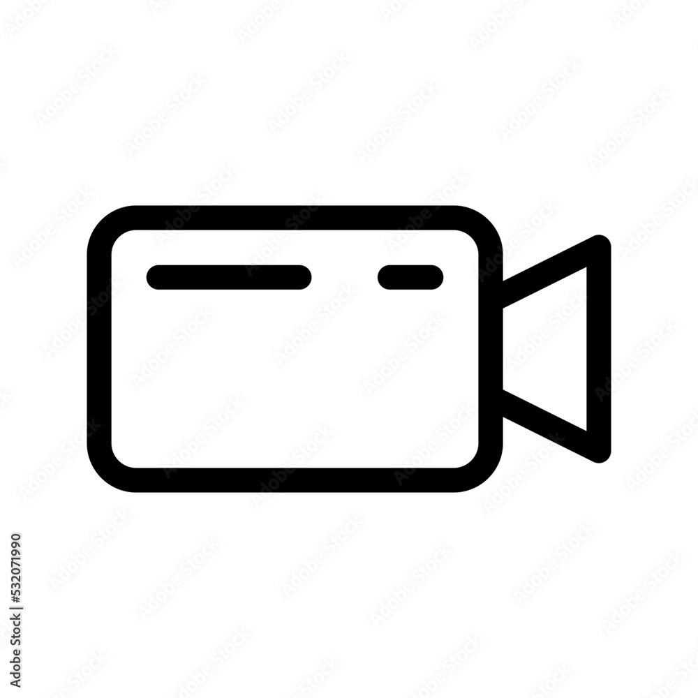Video Icon Vector Symbol Design Illustration