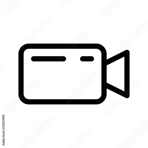 Video Icon Vector Symbol Design Illustration