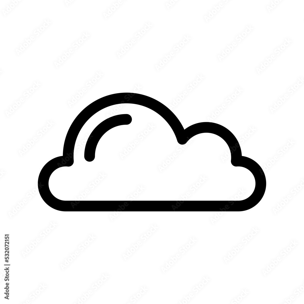 Cloud Icon Vector Symbol Design Illustration Cloud Icon Vector Symbol Design Illustration