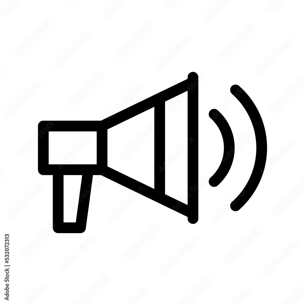 Bullhorn Icon Vector Symbol Design Illustration Bullhorn Icon Vector Symbol Design Illustration