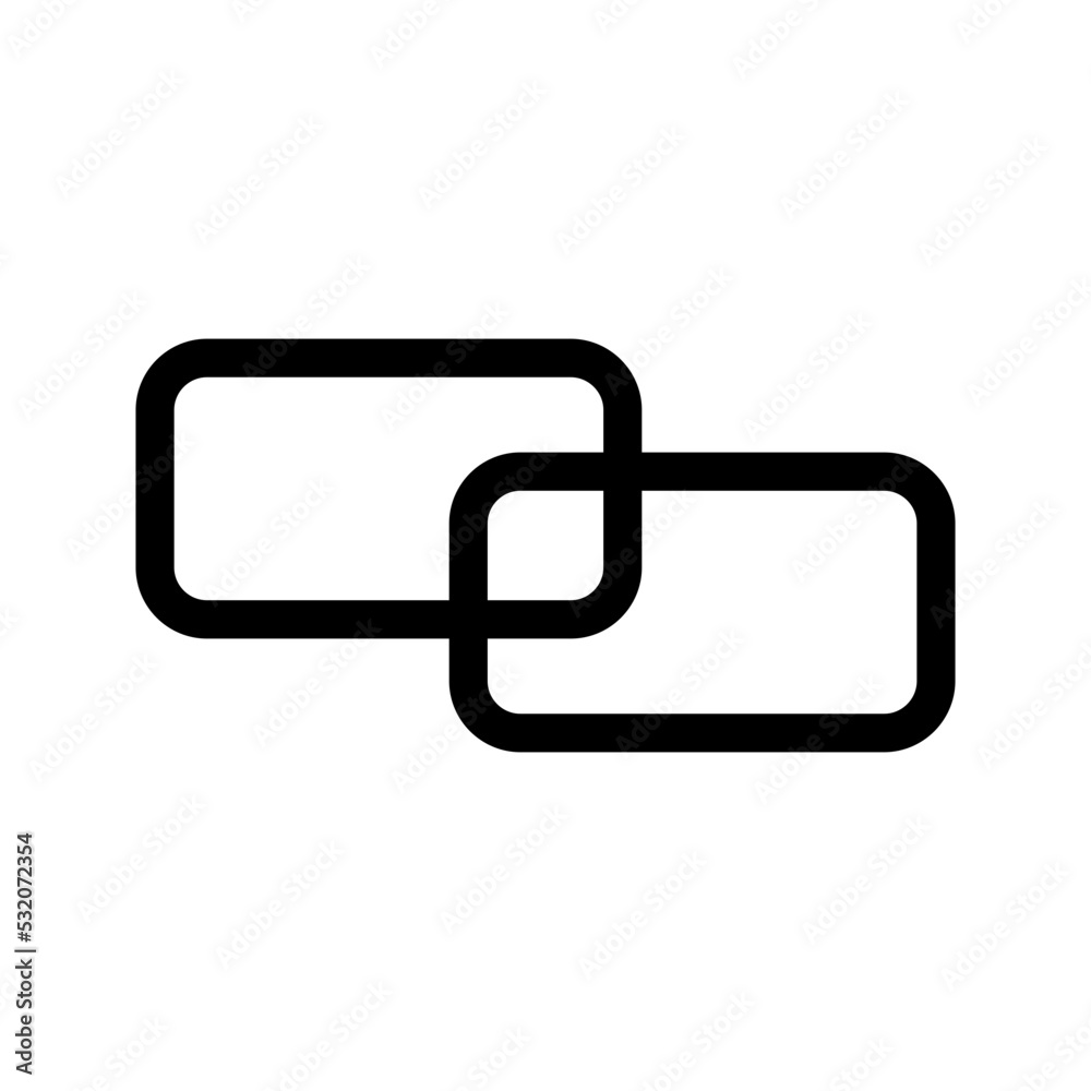 Link Icon Vector Symbol Design Illustration Link Icon Vector Symbol Design Illustration
