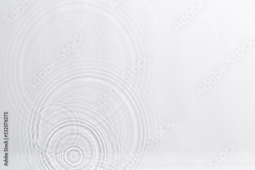 白背景の波紋水紋デザイン photo
