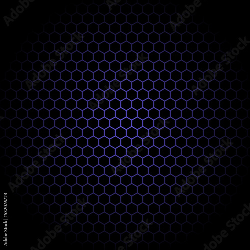 Abstract Dark hexagon geometric tile background pattern 