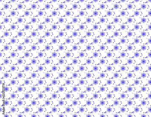 seamless pattern background with snowflakes