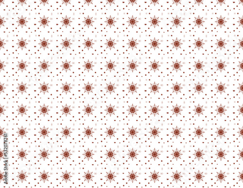 seamless pattern background with snowflakes
