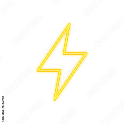 thunder neon signboard