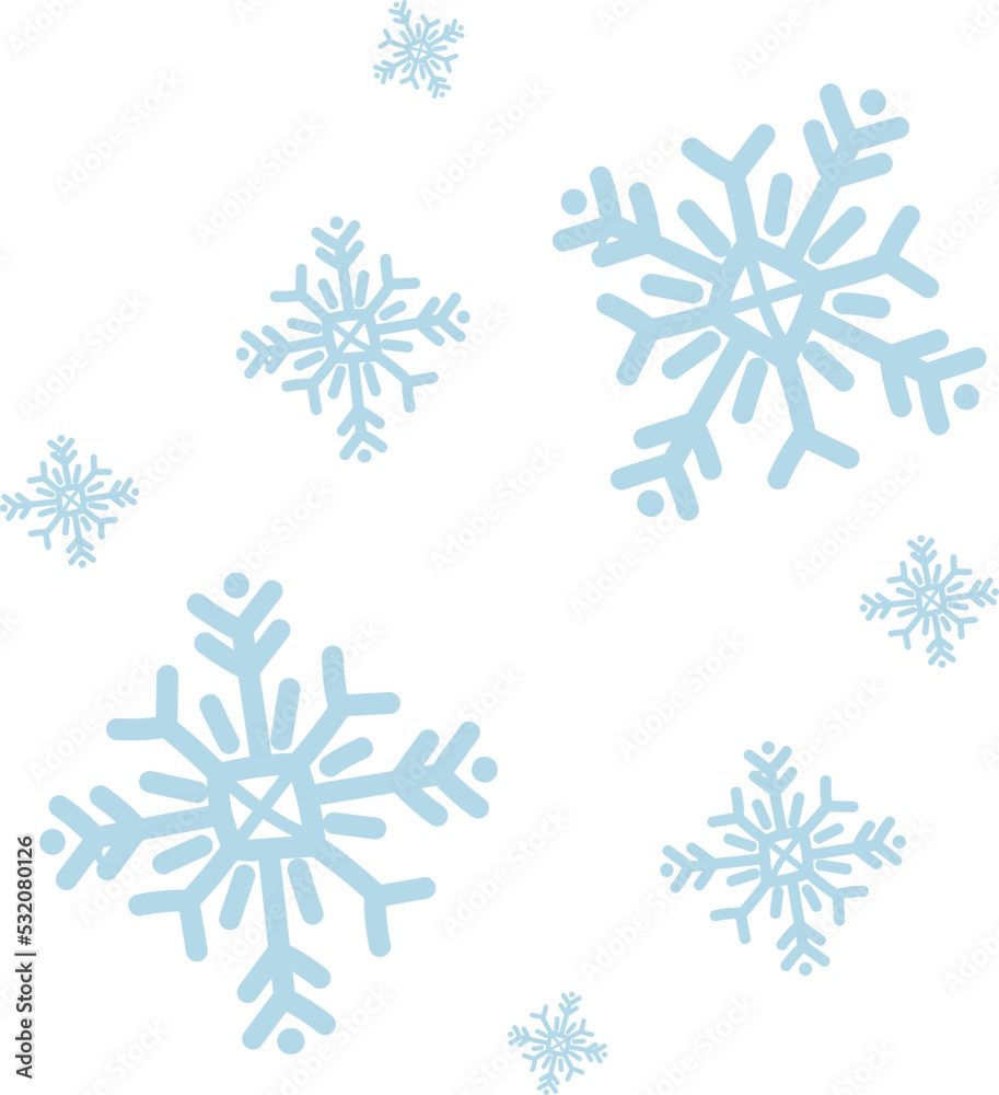 snow icon vector