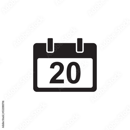 date icon , calender icon vector