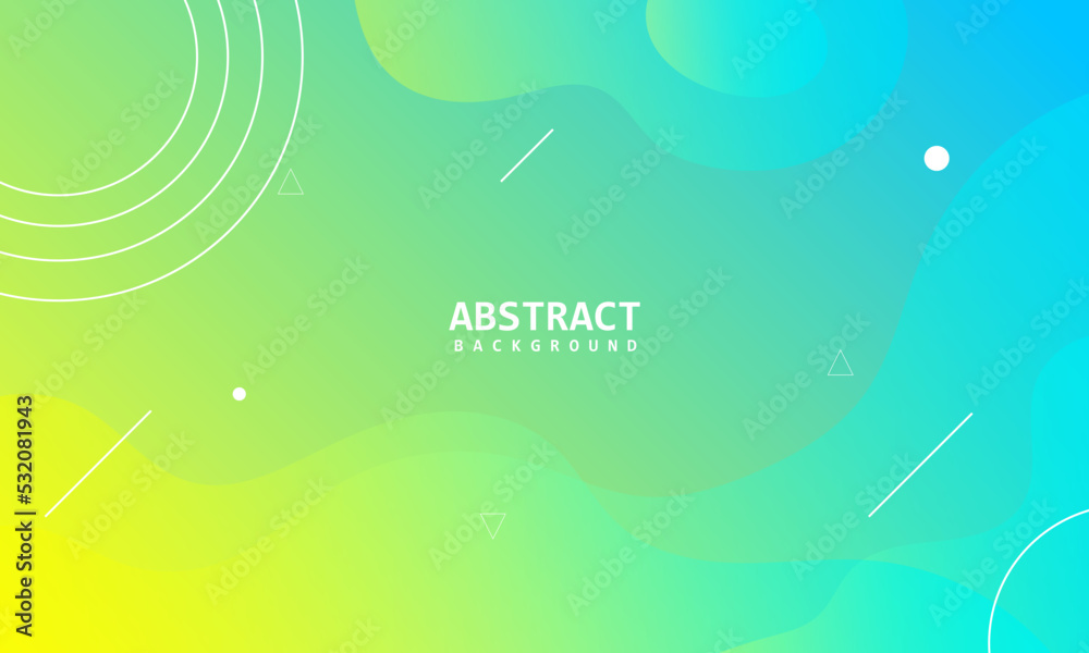 Abstract background with splashes. Colorful template banner with gradient color. Design with liquid shape.