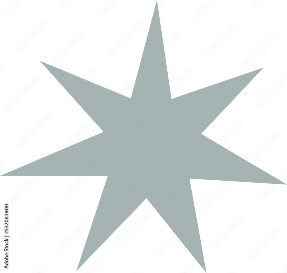 Snowflakes, Asterisk vector in white background Snowflakes, Asterisk vector in white background