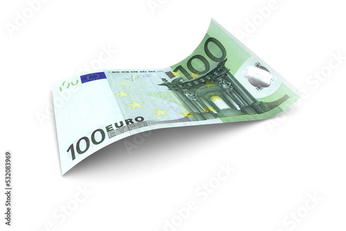 100 Euro Note photo