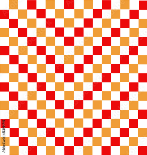 red and yellow squares illustration background 