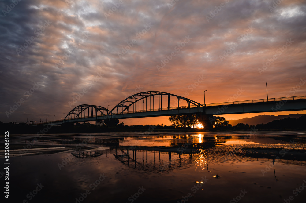 Fototapeta premium 不気味な夕焼け