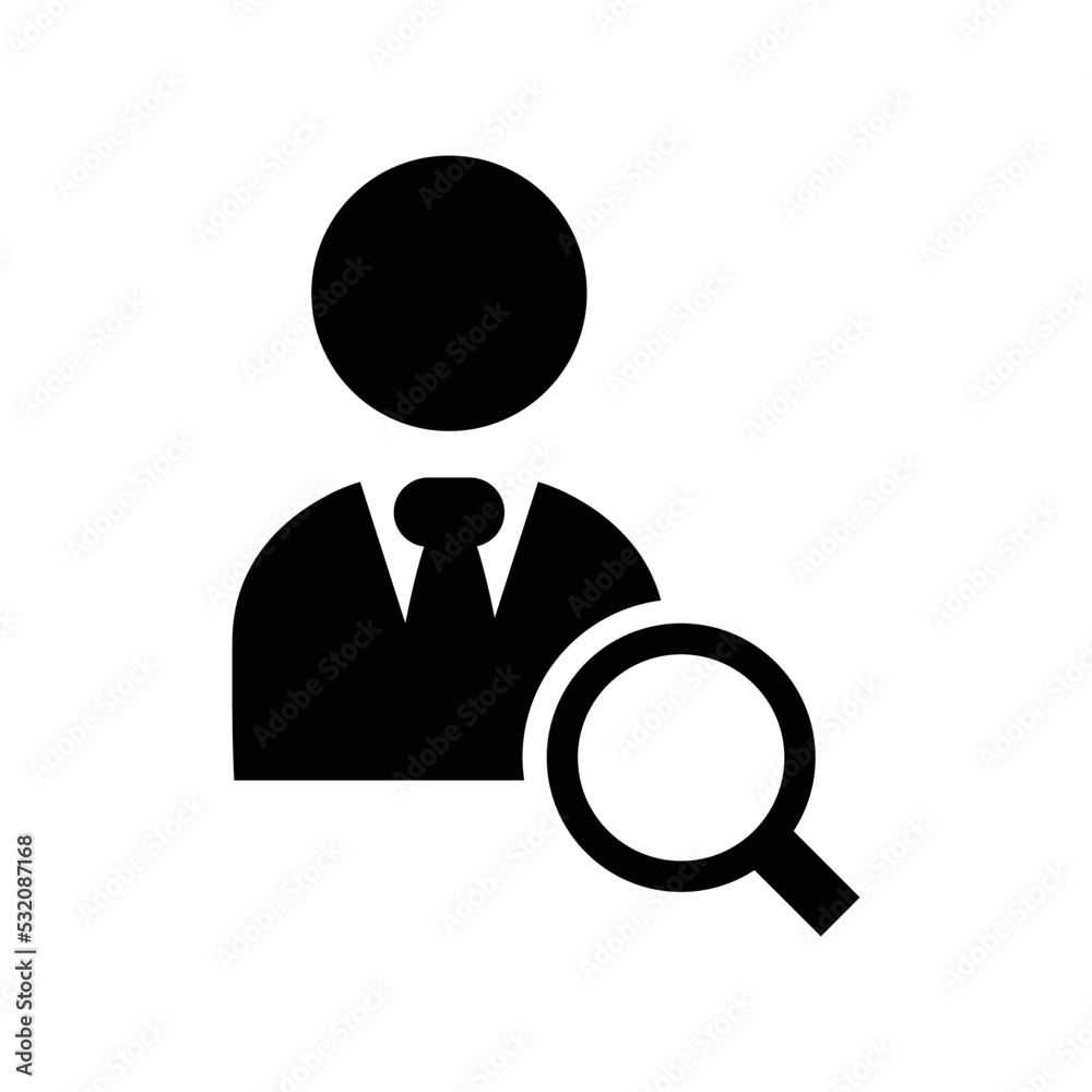 Business recruitment icon vector graphic illustration Business recruitment icon vector graphic illustration