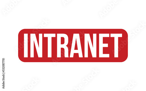 Intranet Rubber Stamp Seal Vector
