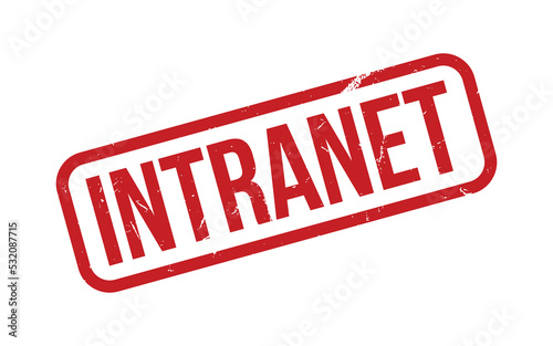 Intranet Rubber Stamp Seal Vector