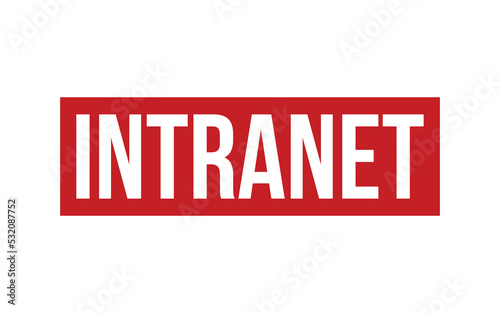 Intranet Rubber Stamp Seal Vector