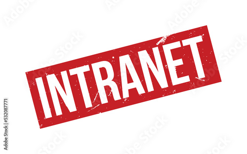 Intranet Rubber Stamp Seal Vector