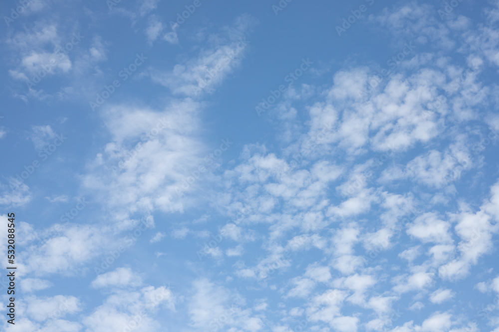 Blue sky with white clouds, sky background. Blue sky with white clouds, sky background.