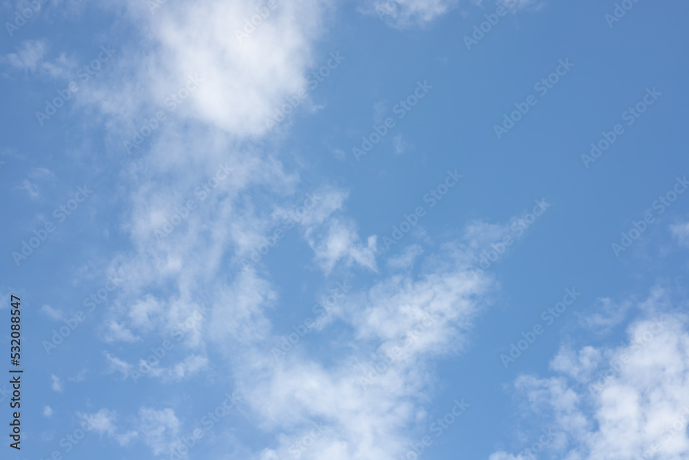 Blue sky with white clouds, sky background. Blue sky with white clouds, sky background.