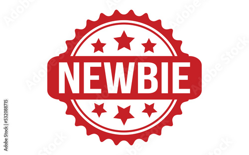 Newbie Rubber Stamp Seal Vector