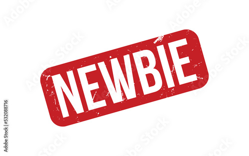 Newbie Rubber Stamp Seal Vector