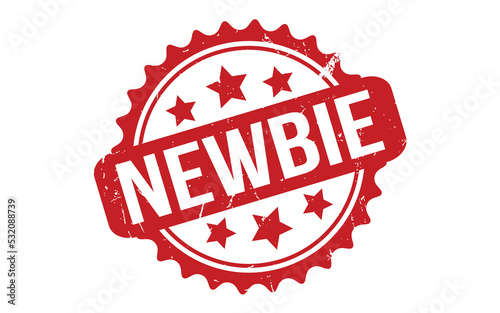 Newbie Rubber Stamp Seal Vector