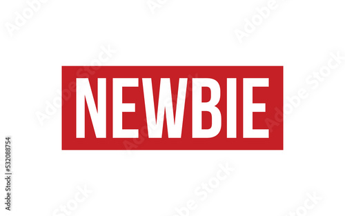 Newbie Rubber Stamp Seal Vector