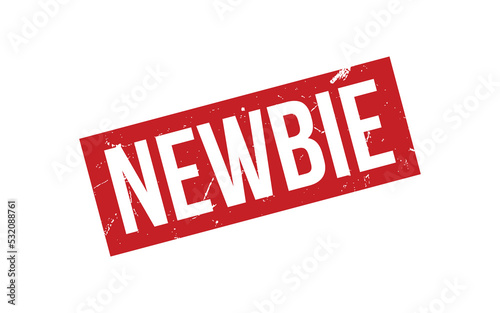 Newbie Rubber Stamp Seal Vector
