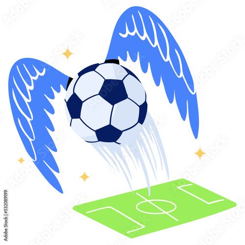 A football match flat icon download
