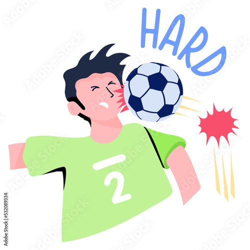 A football match flat icon download