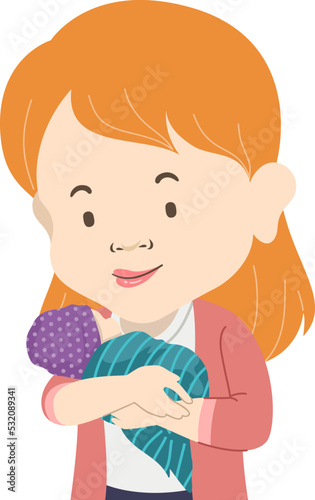 Girl Dwarfism Mother Carry ...