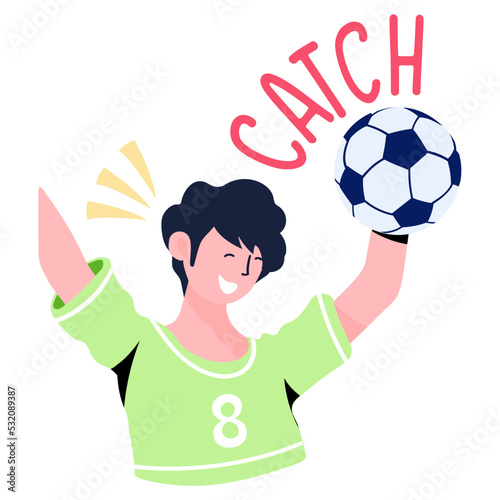 A football match flat icon download