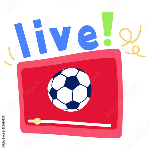 A football match flat icon download