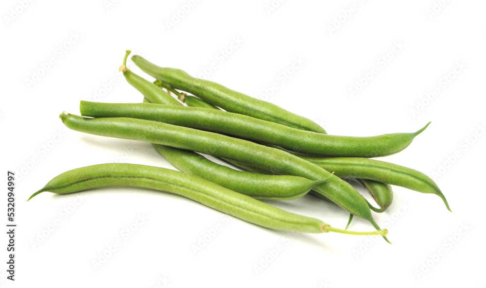 String beans isolated on white String beans isolated on white
