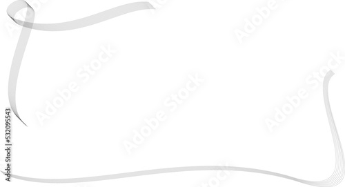 A multi-lined wavy frame.vector