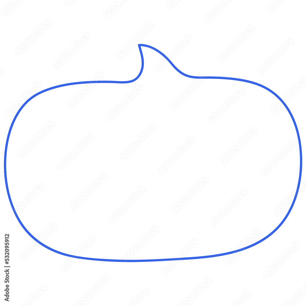 Speech bubble vector illustration in line stroke design Speech bubble vector illustration in line stroke design