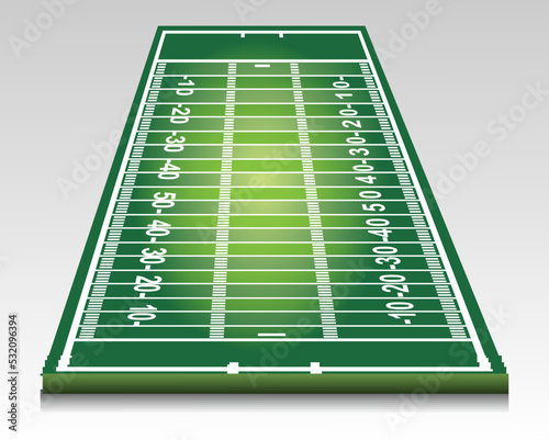  american football field and tactics 

isolated

