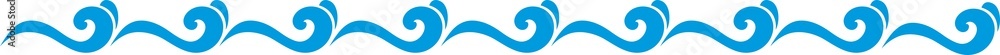 Line of splashing water in sea, curly wave frame Line of splashing water in sea, curly wave frame