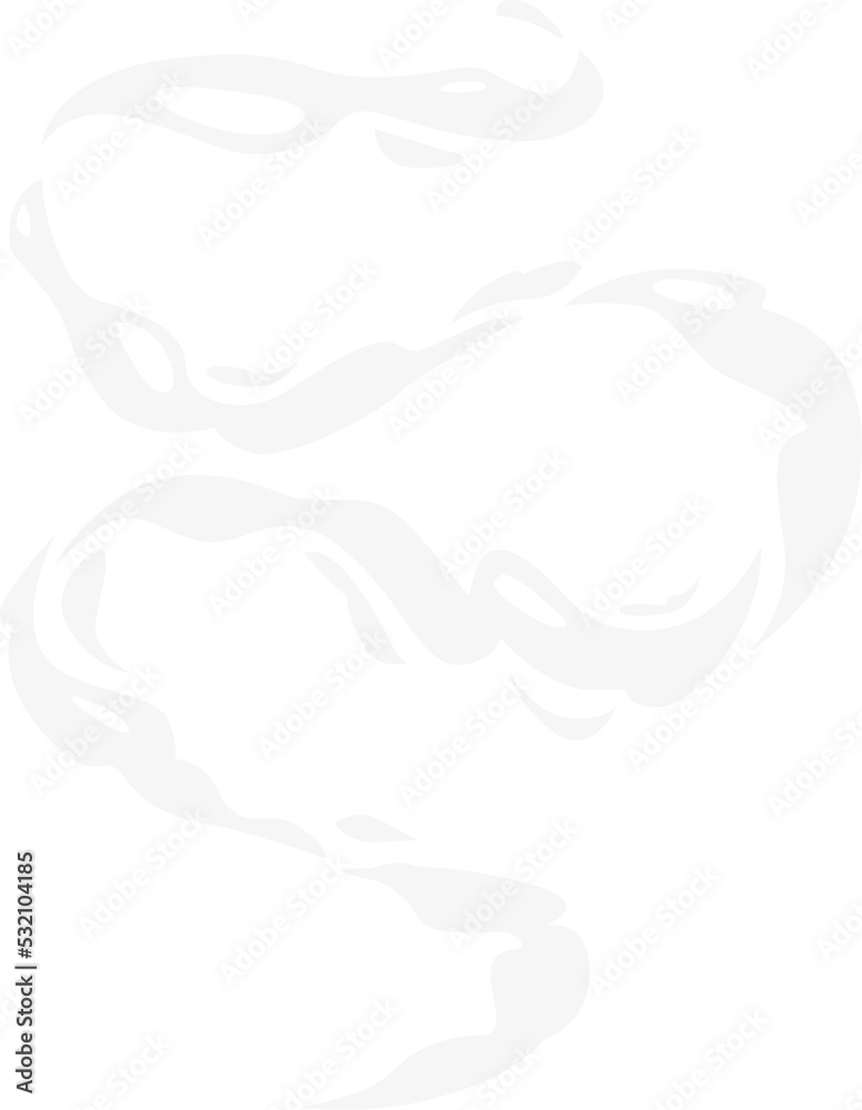 Cartoon smoke effect, thin curve coffee, tea steam Cartoon smoke effect, thin curve coffee, tea steam