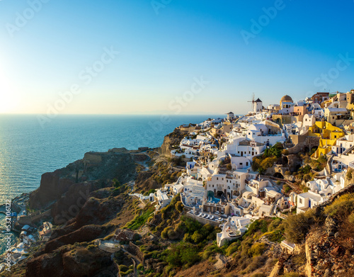 Obraz na płótnie amazing Santorini island in Greece w salonie