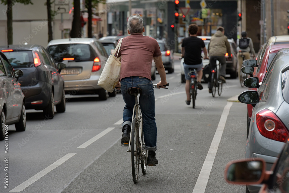 Bicyclist in Berlin