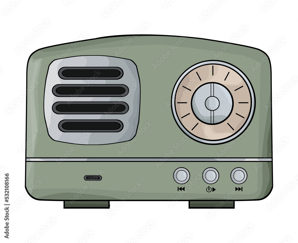 Fototapeta premium vintage radio 